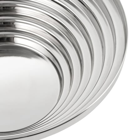 Corbeille Maya métal argent / Giulio Confalonieri, 1977 - Ø 25 cm - Alessi