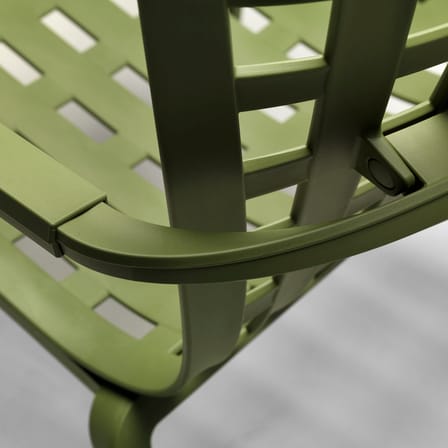 Fauteuil empilable Folio vert / Dossier multiposition - NARDI