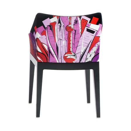 Fauteuil rembourré Madame tissu multicolore / By Emilio Pucci - Kartell
