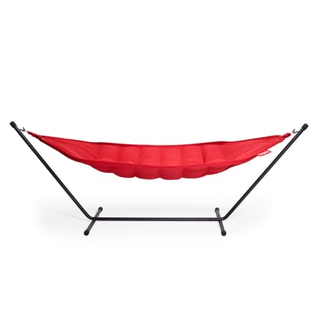 Hamac avec support Headdemock Superbe tissu rouge / Tissu Oléfine - Fatboy