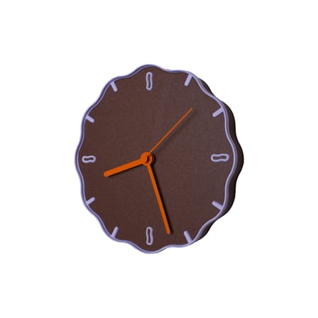 Horloge Margherita marron / Plastique recyclé - Warren & Laetitia