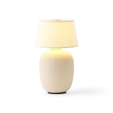 Lampe sans fil rechargeable Torso céramique beige / Ø 12 x H 20 cm - Audo Copenhagen