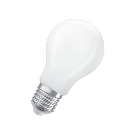 Classique A60 LED E27 dimmable bulb glass white Frosted / 11W (= 100W) - Warm white - Osram