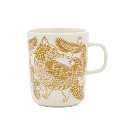 Mug Piirto Ketunmarja céramique blanc / 25 cl - Marimekko