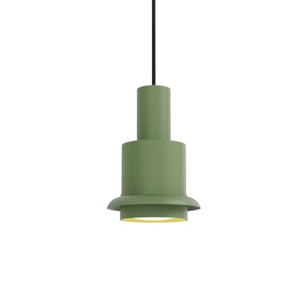 Chaumont Pendant metal green / Ø 15 cm - Reissue 1964 - DCW éditions