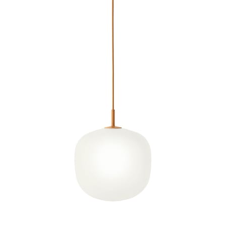 Suspension Rime verre blanc / Ø 25 - soufflé bouche - Muuto