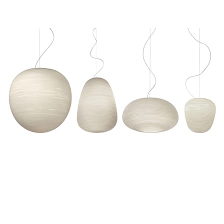 Suspension Rituals XL verre blanc / Ø 40 x H 41 cm - Foscarini