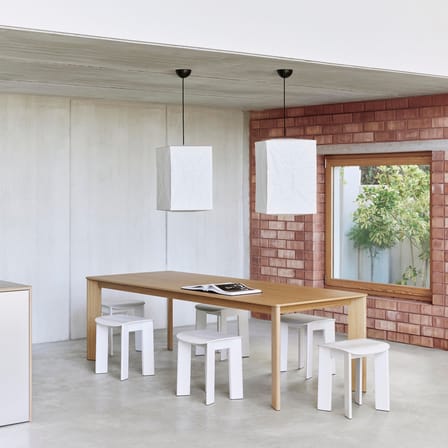 Table rectangulaire Chisel 30 bois naturel / 250 x 95 cm - Hay