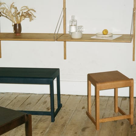 Tabouret Stool 01 bois naturel - Frama 