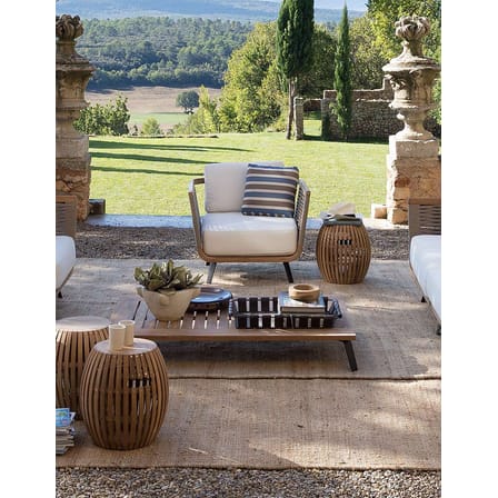 Tabouret Swing bois naturel / Teck - Unopiu