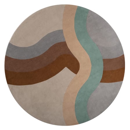 Tapis Rug  multicolore / Ø 250 cm - Tufté main - Kartell