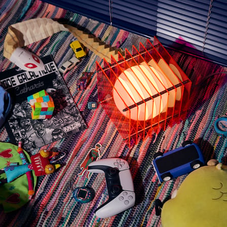 Tischleuchte Lop Small Square plastikmaterial rosa / Gewinner Archiproducts Design Award - BANG