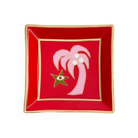 Plateau Playa céramique / Vide-poche - 11 x 11 cm - Jonathan Adler