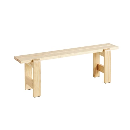 Banc Weekday bois naturel / L 140 cm - Hay