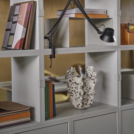 Bibliothèque Stacked bois gris / Configuration 1 - L 262 x H 228 cm - Muuto