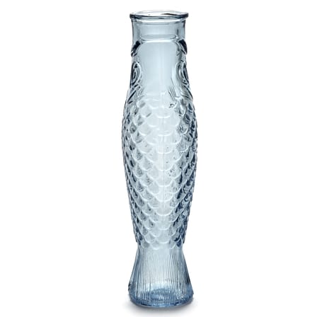 Carafe Fish & Fish verre bleu / 85 cl - Serax