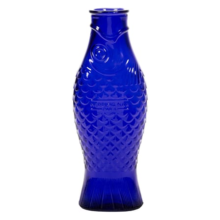 Carafe Fish & Fish verre bleu / 85 cl - Serax