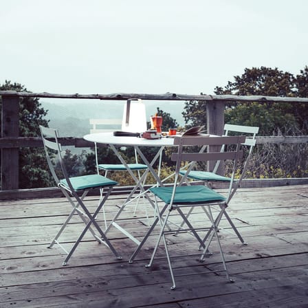 Chaise pliante Bistro métal blanc - Fermob