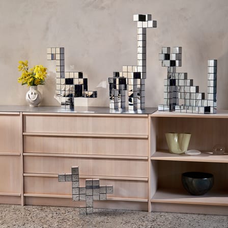 Décoration Panton Cubes Duck argent / Kit canard - Verner Panton, 1974 - Vitra