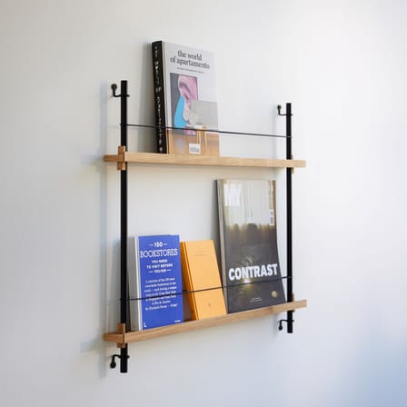 Étagère Magazine Shelving – MS.65.1 bois naturel / Pour livres et magazines - L 85 x H 73 cm - MOEBE