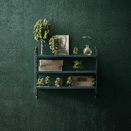 Etagère String® Pocket Bois / L 60 x H 50 cm - Réédition 1949 - String Furniture