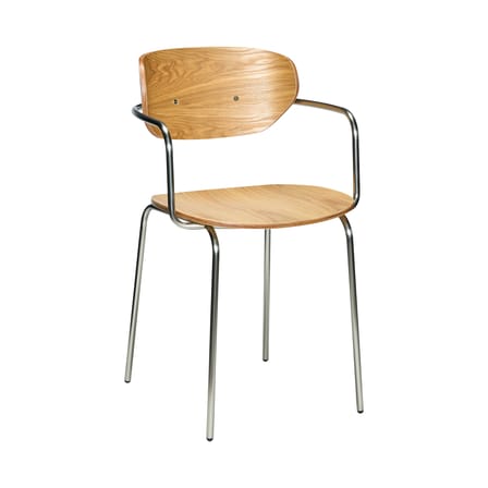 Lot de 2 fauteuils empilables Arch bois naturel - HÜBSCH