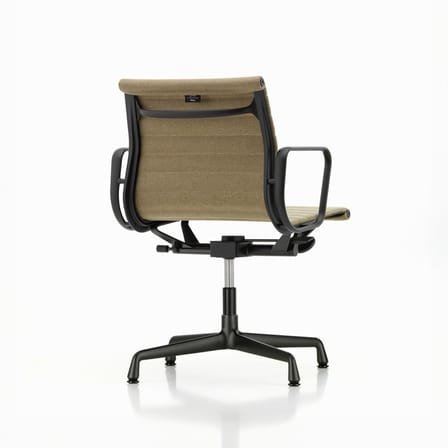 Fauteuil pivotant Aluminium Chair EA 132 tissu beige / Eames, 1958 - Vitra