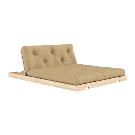 Divano convertibile Flip legno beige / L 145 cm - 3 posizioni - KARUP DESIGN