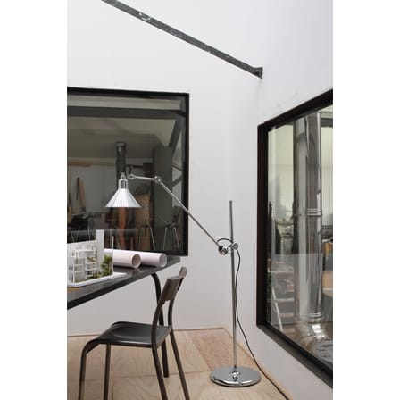 Lampadaire N°215 noir métal / H 120 à 181 cm - Lampe Gras - DCW éditions