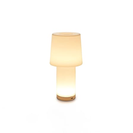 Lampe extérieur sans fil rechargeable Cameo LED verre blanc - Fontana Arte