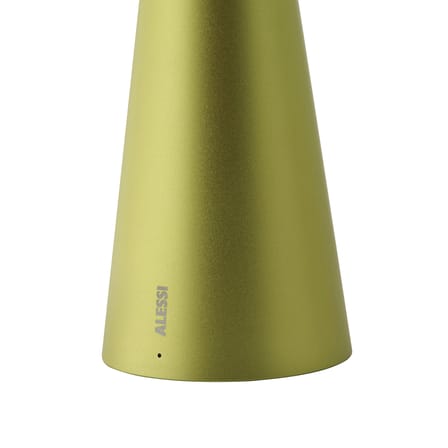 Lampe sans fil rechargeable Bedin LED métal jaune - Alessi