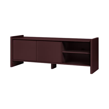 Mobile TV Rali legno rosso / L 160 x H 58 cm - NOO.MA