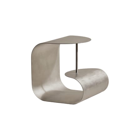 Table d'appoint Gégé métal argent / 45 x 45 x H 45 cm - Maison Sarah Lavoine