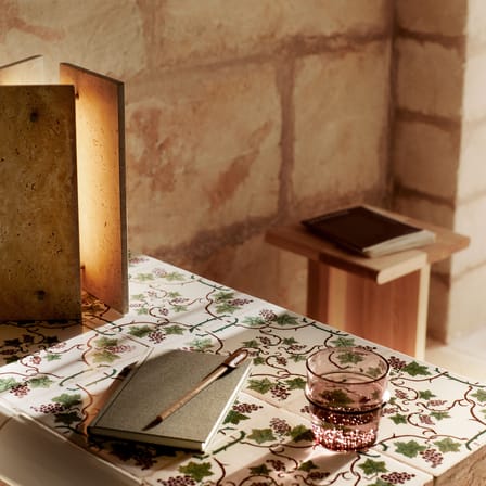 Oeste Table lamp stone beige / Travertine - Ferm Living