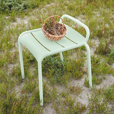 Tabouret empilable Luxembourg métal marron / Aluminium - Fermob