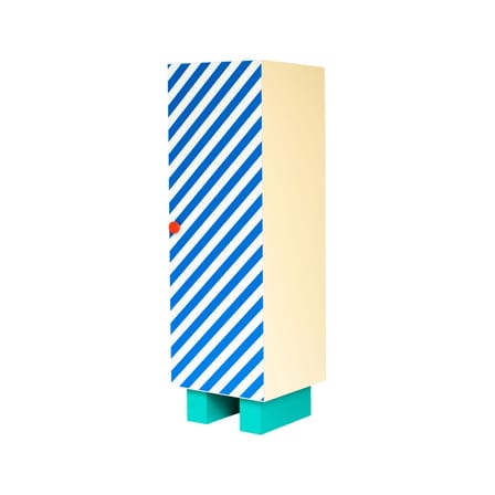 Armoire Super Closet bois bleu / 55 x 55 x H 178 cm - Seletti