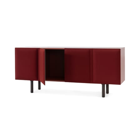 Buffet Tacito rouge / L 180 x H 77 cm - Portes en feutre - Magis