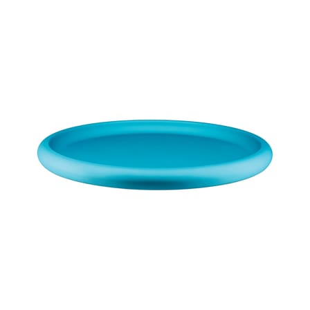 Discolo Centrepiece metal blue / Federico Angi, 2023 - Ø 34 cm - Alessi