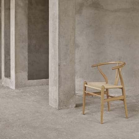 Chaise CH24 - Wishbone Chair bois naturel / Hans J. Wegner, 1950 - Corde de papier - CARL HANSEN & SON