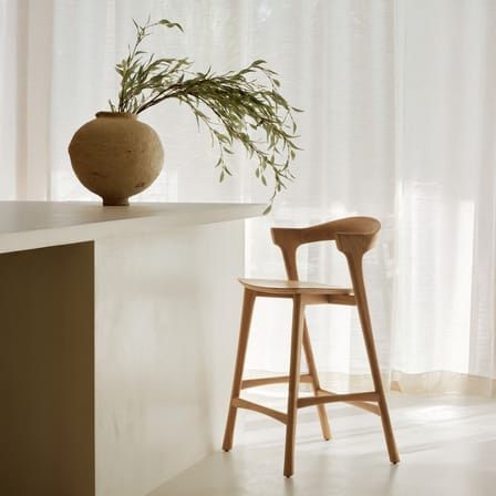 Chaise de bar Bok bois naturel / H 66 cm - Ethnicraft