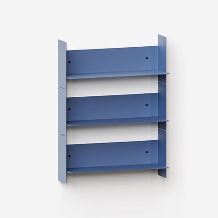 Étagère Pli métal bleu / L 45 x P 15 cm - TIPTOE