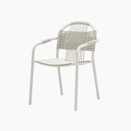 Fauteuil empilable Cleo / Corde polypropylène - Vincent Sheppard
