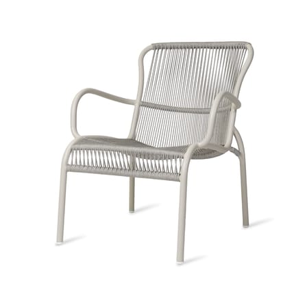 Fauteuil lounge empilable Loop Lounge / Corde polypropylène tissée main - Vincent Sheppard