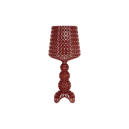Lampe à poser Mini Kabuki LED plastique rouge / H 70 cm - Kartell