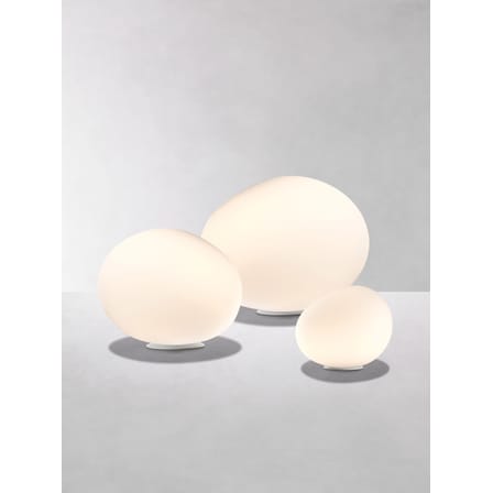 Lampe de table Poly Gregg Media plastique blanc / L 47 cm - Ludovica+Roberto Palomba, 2008 - Foscarini