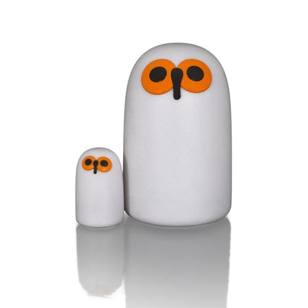 Lampe sans fil rechargeable Linnut Sulo LED Small plastique blanc / H 21 cm - By Oiva Toikka - Magis