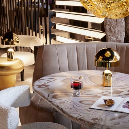 Schnurlosleuchte Bell LED plastikmaterial gold - Tom Dixon