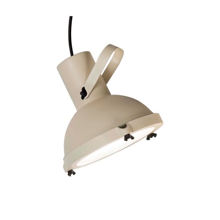 Sospensione Projecteur 165 metallo bianco beige by Le Corbusier / Riedizione 1954 - Nemo