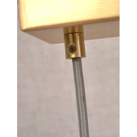 Suspension Carrara métal blanc or / 6 globes - Verre effet marbre / L 105 x H 20 cm / Seconde vie - It's about Romi
