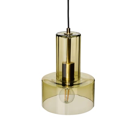 Suspension Ripple verre vert / Ø 20 cm - HÜBSCH